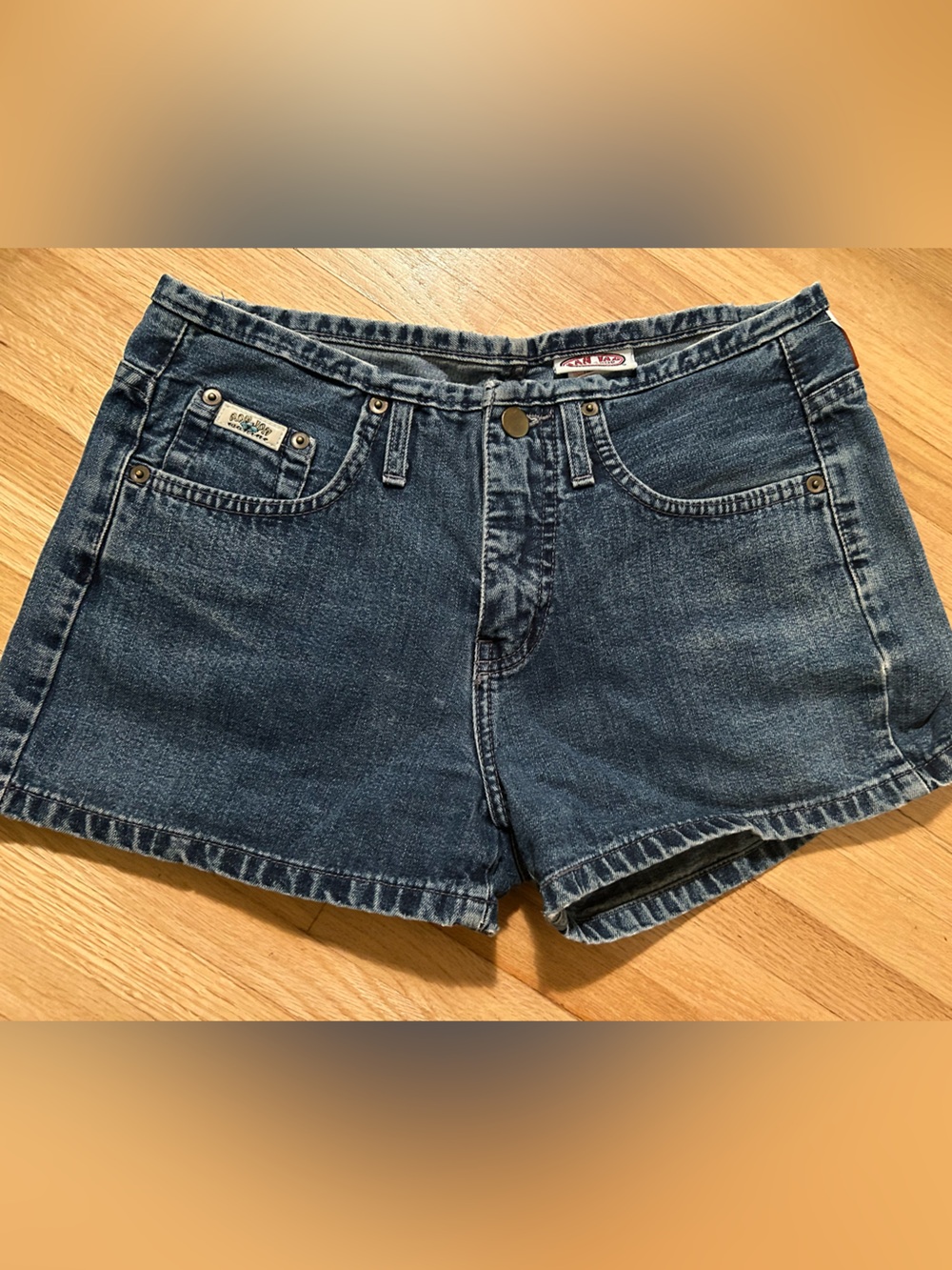 Vintage Ron Jon Denim Jean Shorts - Dark Blue